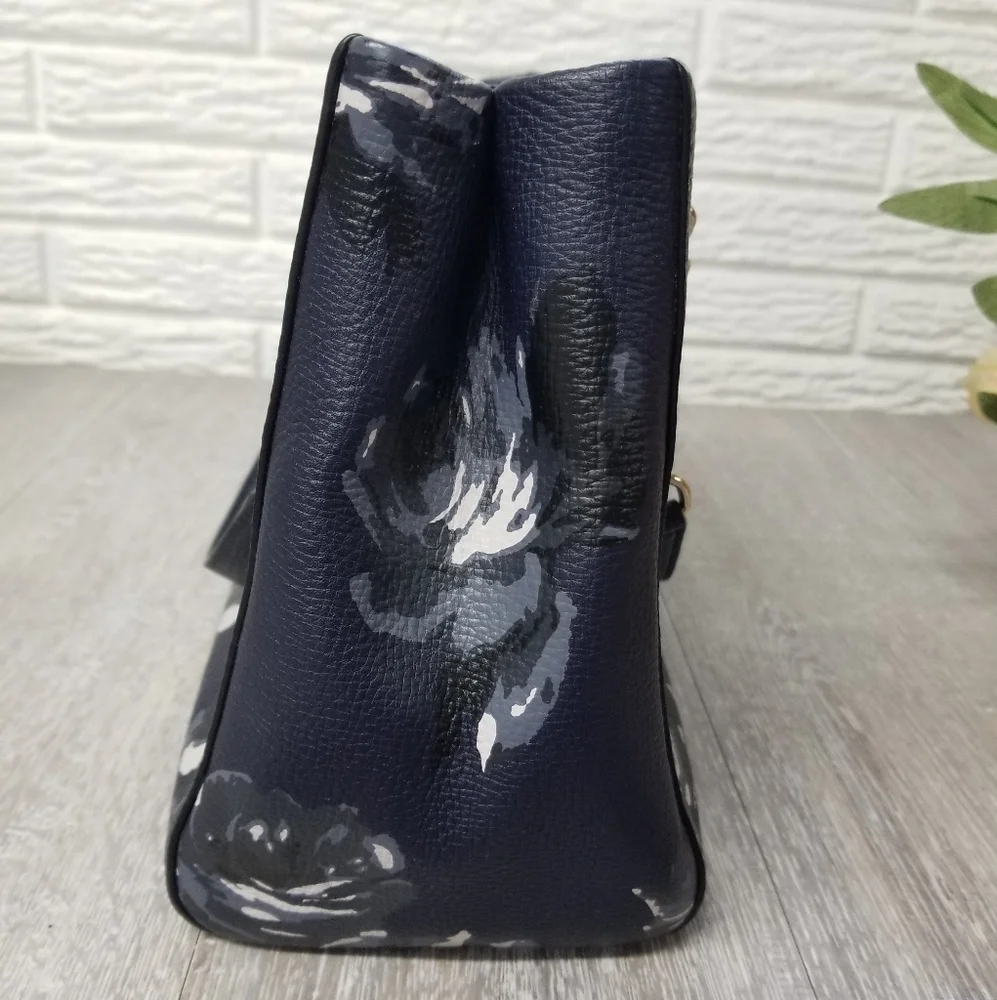 🎉HP🎉Kate Spade Briar Lane Night Rose Meena Satchel - Picture 5 of 16